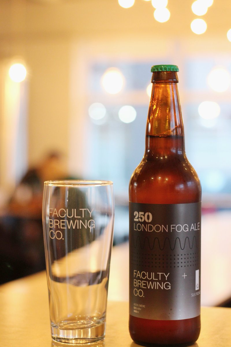 250 London Fog Ale

Our London Fog Ale is back!!!
Available to-go from our tasting room and for home delivery from @beervancollective 
.
.
.
#facultybrewing #londonfog #drinklocal