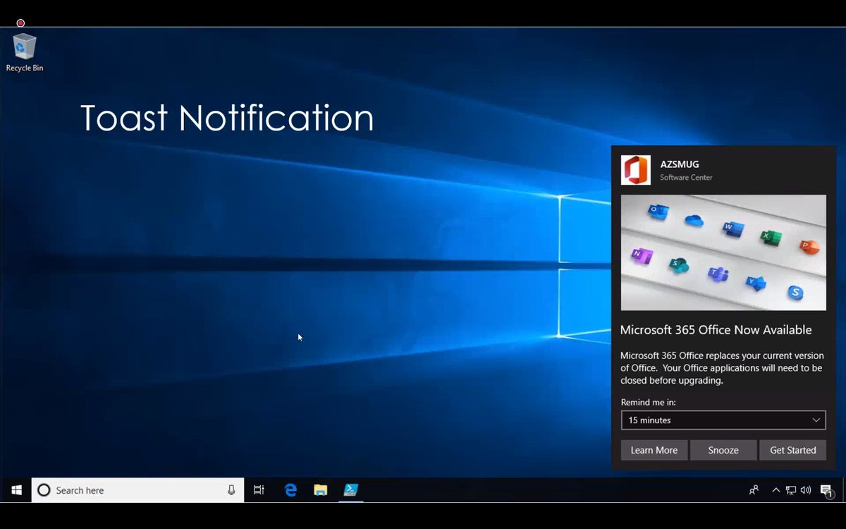 manelrodero's tweet photo. @LluisRequena, si tienes un rato para ver la grabación merece mucho la pena.

Un montón de trucos: User collections, CIs, Toasts, PowerShell, WMI, Pre-cache content, etc.

Esta presentación me demuestra que no sé nada (o casi nada) sobre #MEMC #ConfigMr ;-) https://t.co/r2gDK3V2s7