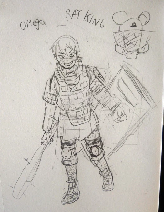 Rat king Ortega ??. Doodle 