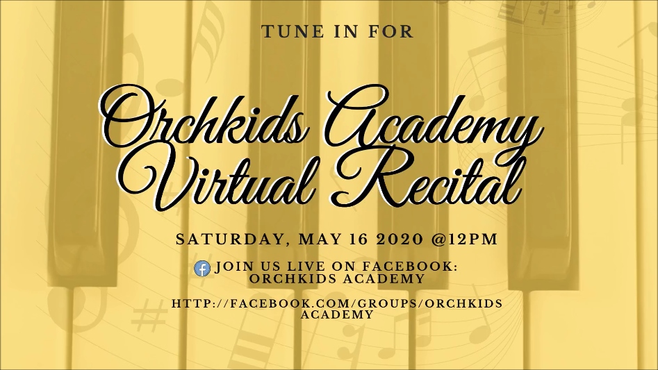 Join our Facebook Watch Party tomorrow at 12pm to support our OrchKids Academy students as they showcase all their hard work this year! 

facebook.com/groups/OrchKid…