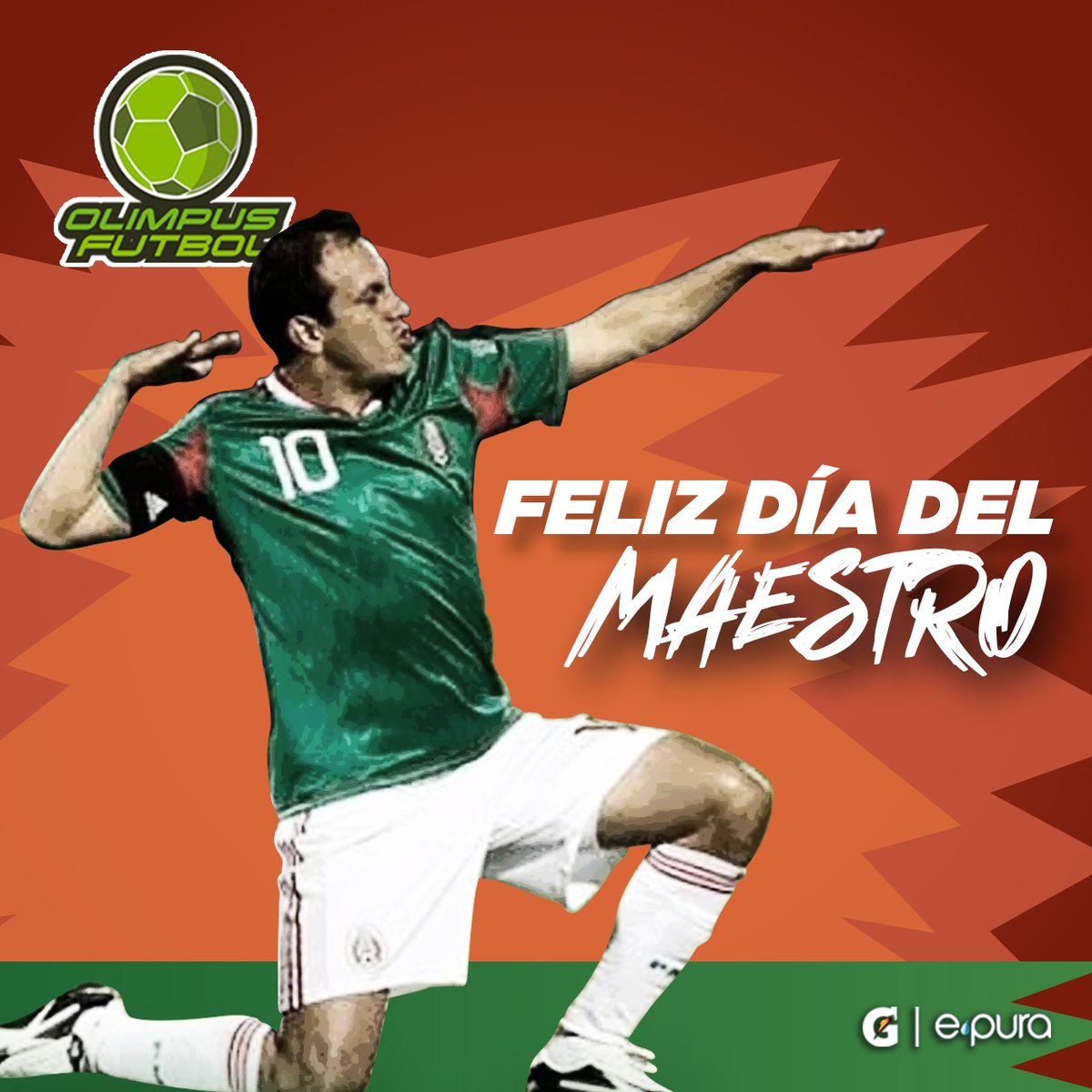 ¡Feliz día del maestro! ⚽️
En especial a este, GRACIAS por enseñarnos tanto ⚽️😍
#ElDiezDeLasCanchas 🔟