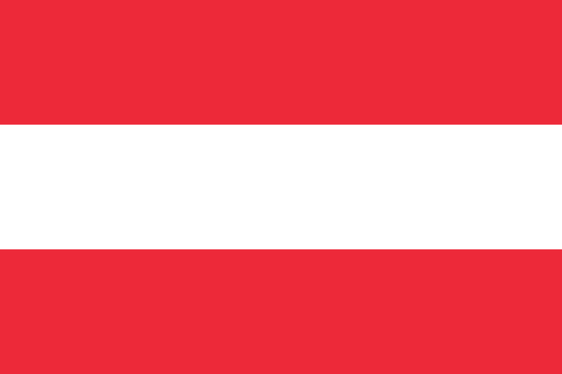 44. AustriaI like the simplicity of this flag, but it's just kind of there? Also, in a rare switch up, I think having the coat of arms would actually elevate this flag and make it a bit more interesting.