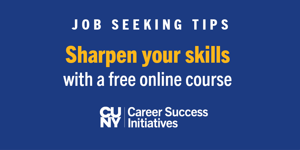 CUNY_Works's tweet photo. 💡Utilize FREE online trainings such as @GoogleForEdu's applied digital skills training to create a resume, navigate digital tools, manage a project, and more! https://t.co/1XCXmVe66Y #CUNYWorksJobTips https://t.co/Qu5Dz1nL20