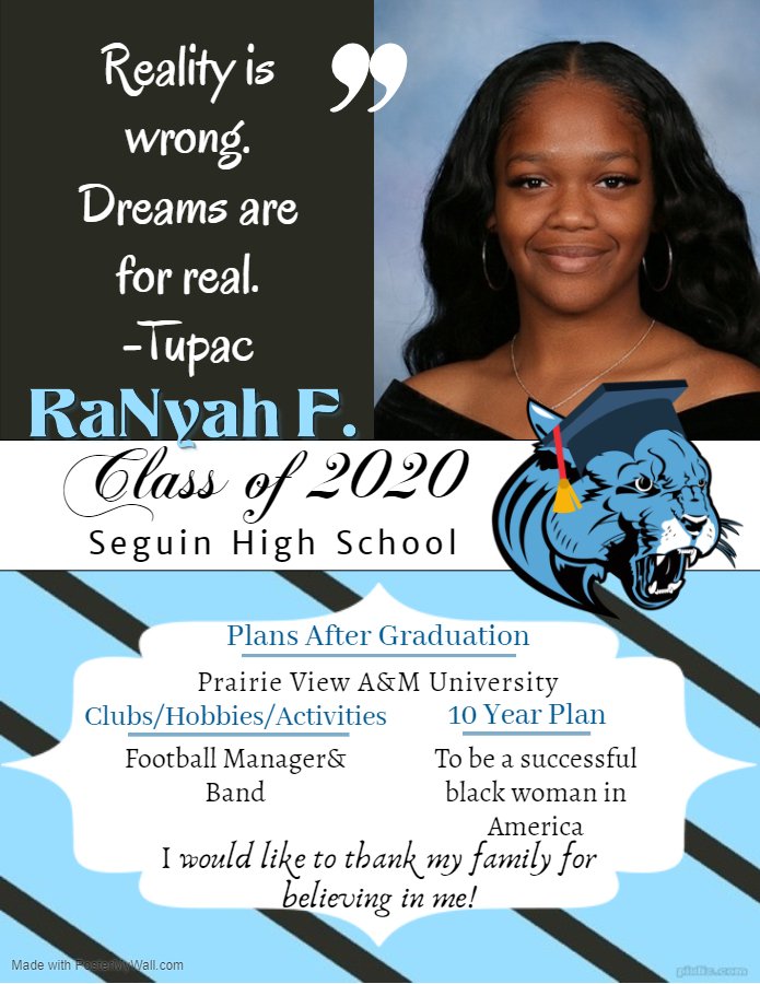 JuanSeguinHS's tweet image. #SeguinNation #SeniorSpotlight