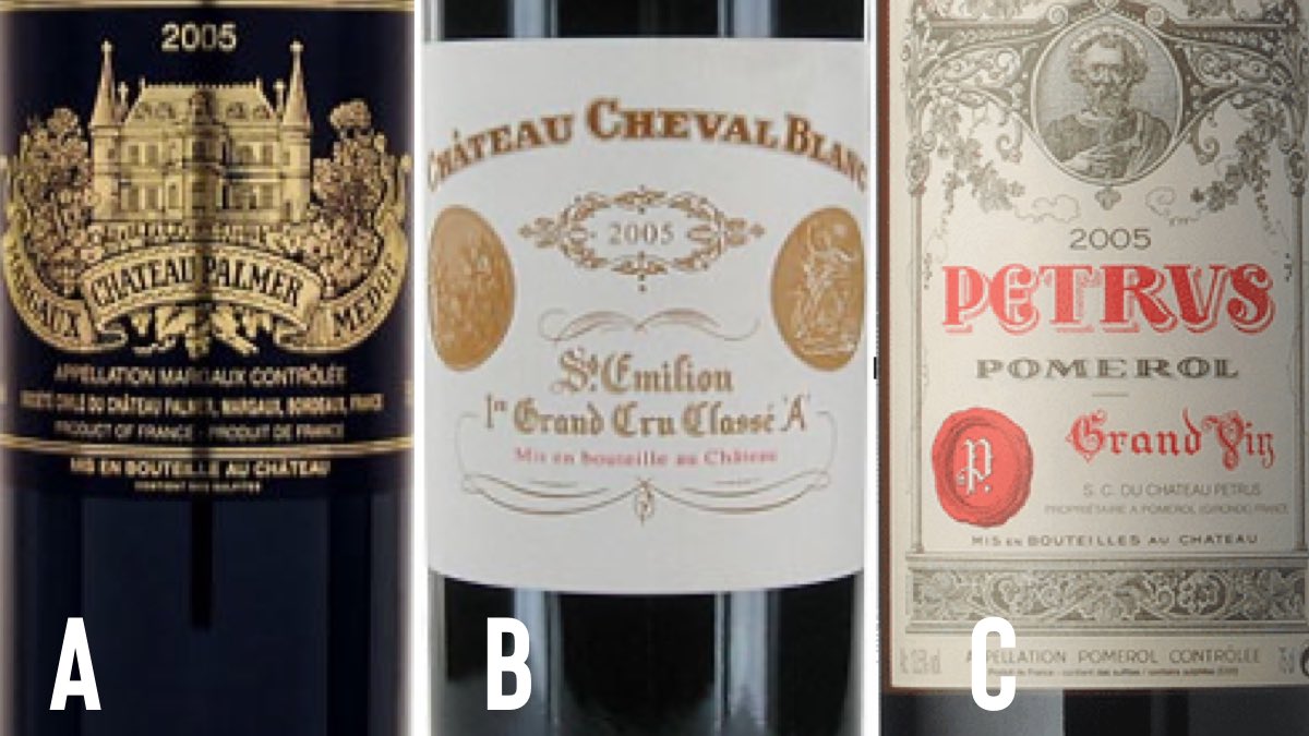 You’re taking one into self-isolation with you: A, B or C? 🍷#wine