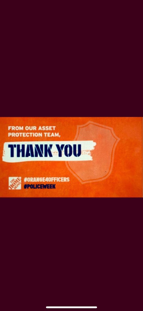 coryTHD323's tweet photo. Thank You to the Raleigh Police Department @raleighpolice for all that you do for The Home Depot and our community throughout the year!! We appreciate you... #Orange4Officers #POLICEWEEK @TBDTHD @THD3634 @3616Capital @AlexAmoTHD @jennifer_mangan @CarrieNelsonTHD @JasonBest26 https://t.co/TssLtcNSfc