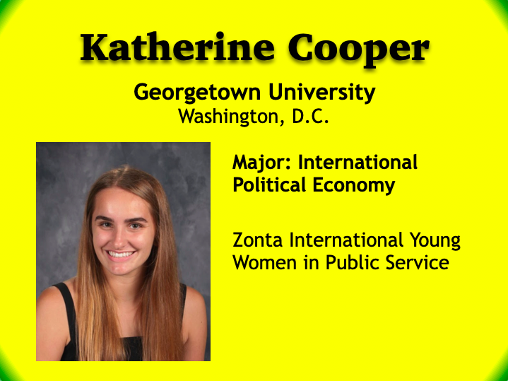 SMSSeniors2020's tweet photo. Congratulations to Katie Cooper, who will attend Georgetown University to major in International Political Economy! Katie is the recipient of the Zonta International Young Women in Public Service Scholarship. @Georgetown #SMSSeniorSigning2020 https://t.co/cVxznV1mq5