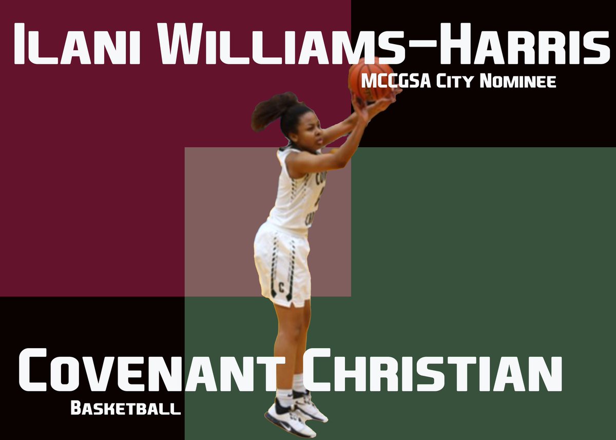 MCCGSA City Nominee from Covenant ChristianHigh School, Ilani Williams-Harris
#mccgsa2020
<a href="/athletics4cchs/">Covenant Christian Athletics</a>