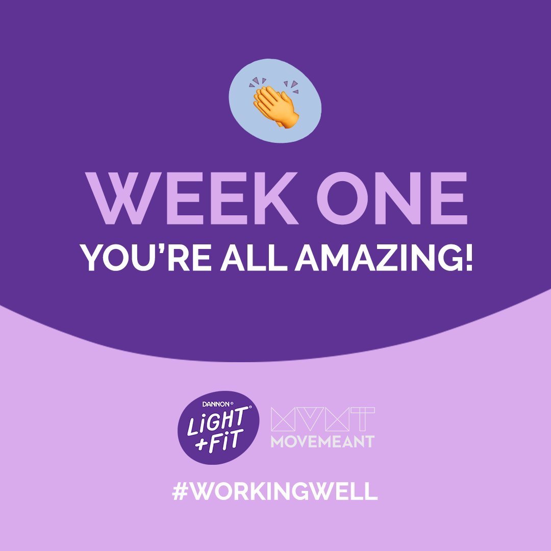 lightandfit's tweet photo. #WorkingWell Week 1! You did it! This is a shoutout for everyone who is taking a moment to take care of themselves Try it out with us: https://t.co/09IWNEu325 #AddSomeLight https://t.co/QNHPUoiZnF