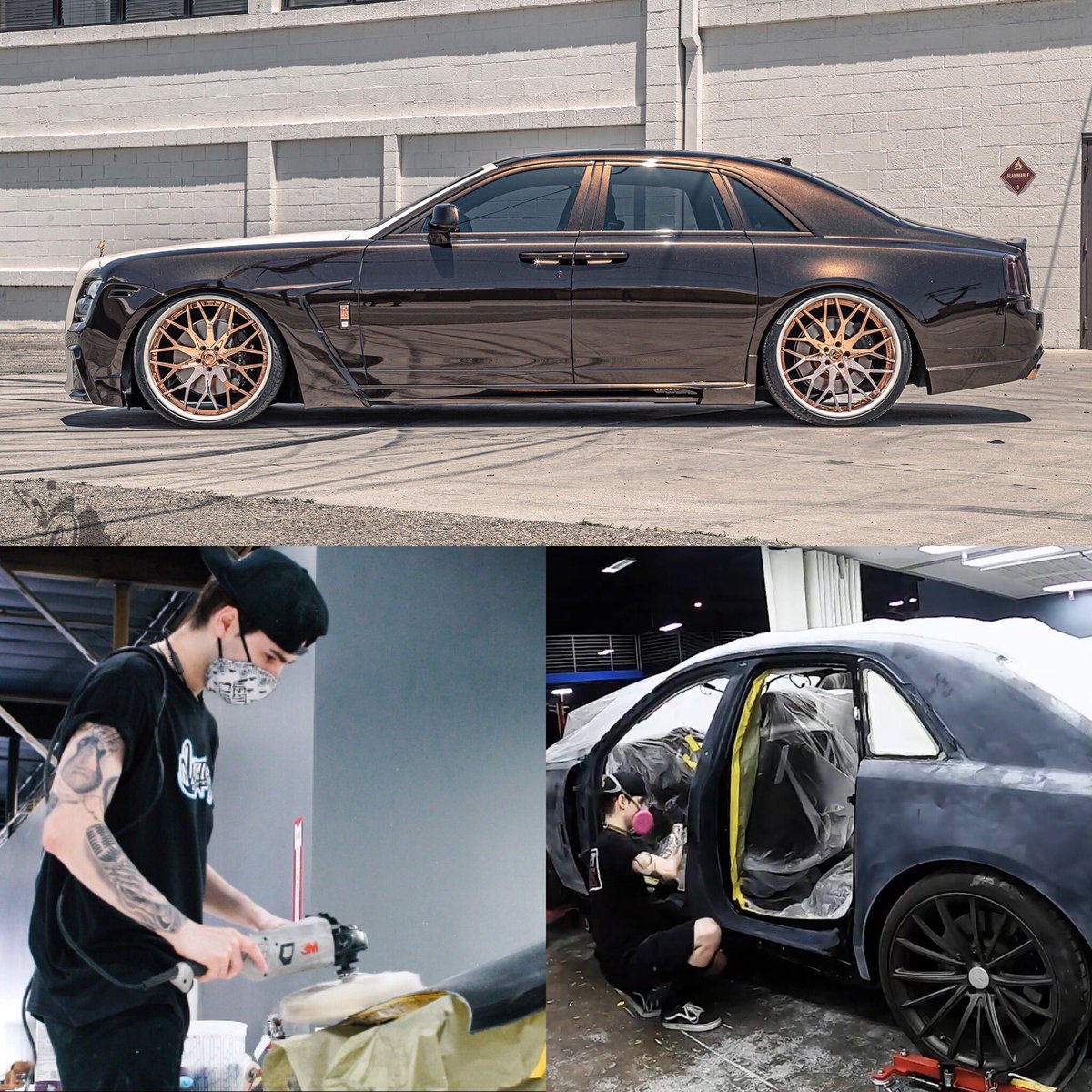 Rolls Royce Ghost we recently finished at the shop. Easily my best personal work yet, I’m so proud of the result, and to have been a part of this with so many talented people.