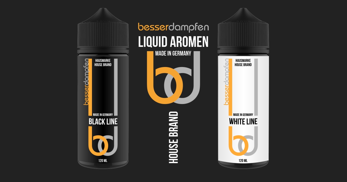 besserdampfen's tweet photo. 🥳 Wir feiern unsere brandneue Hausmarke:
https://t.co/TS9SMhETpi
bd Aromen 3 Tagelang (bis Sonntag 23:59 Uhr) zum Kennenlernpreis für nur 6,90 €. Dein Vorteil!

Jetzt testen und kennenlernen! https://t.co/R5BGMcgIuN