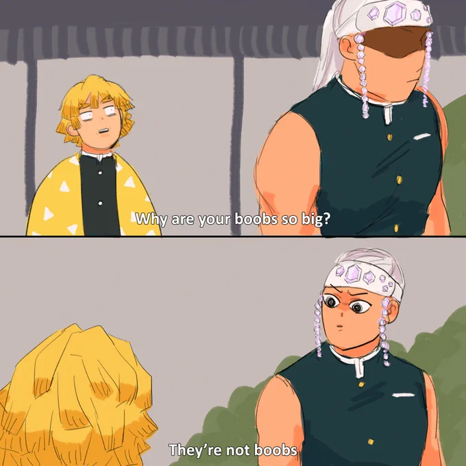 rereading the manga and the faces uzui makes got me thinkin 
