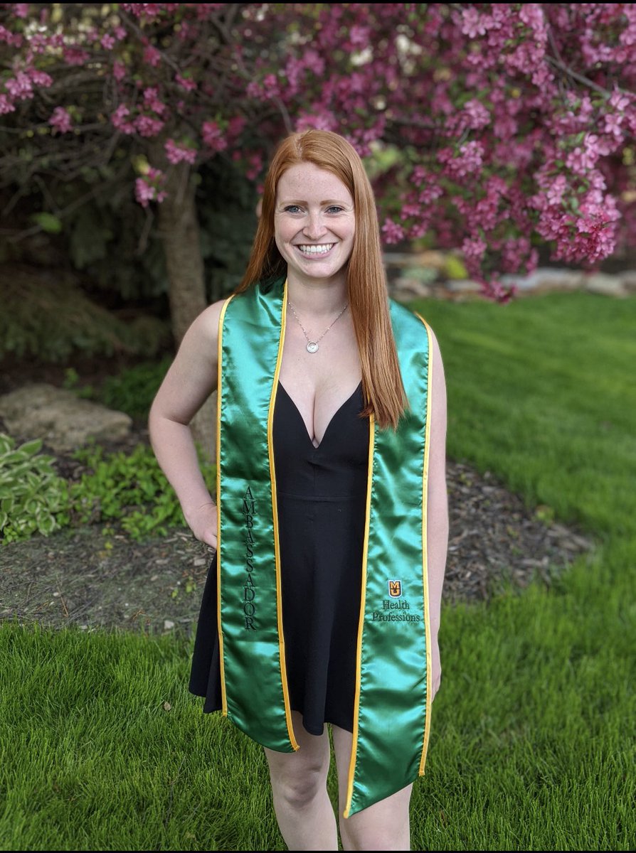 MUSHPAmbassador's tweet photo. Our next outstanding graduate is Mackenzie Hogan! After graduation, she will be staying at Mizzou to begin the Doctor of Physical Therapy program. Mackenzie, you’ve been a wonderful ambassador &amp; we can’t thank you enough. Congratulations! 🐯 #HealthProfessionsMade #MizzouMade https://t.co/7wrxEyUnG2