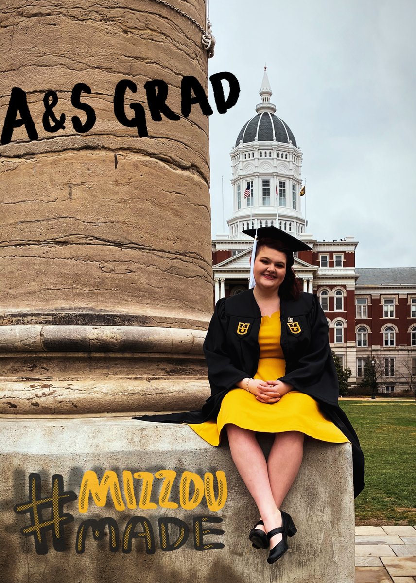 andrean51230's tweet photo. Today I graduate (virtually) from the University of Missouri with two degrees. It's been a long journey, but it's my time and not even COVID-19 can take that joy away from me. #Mizzoumade #graduation #determined #readyformylifetobegin @MizzouAandS @Mizzou https://t.co/AJvZ9y3dr2