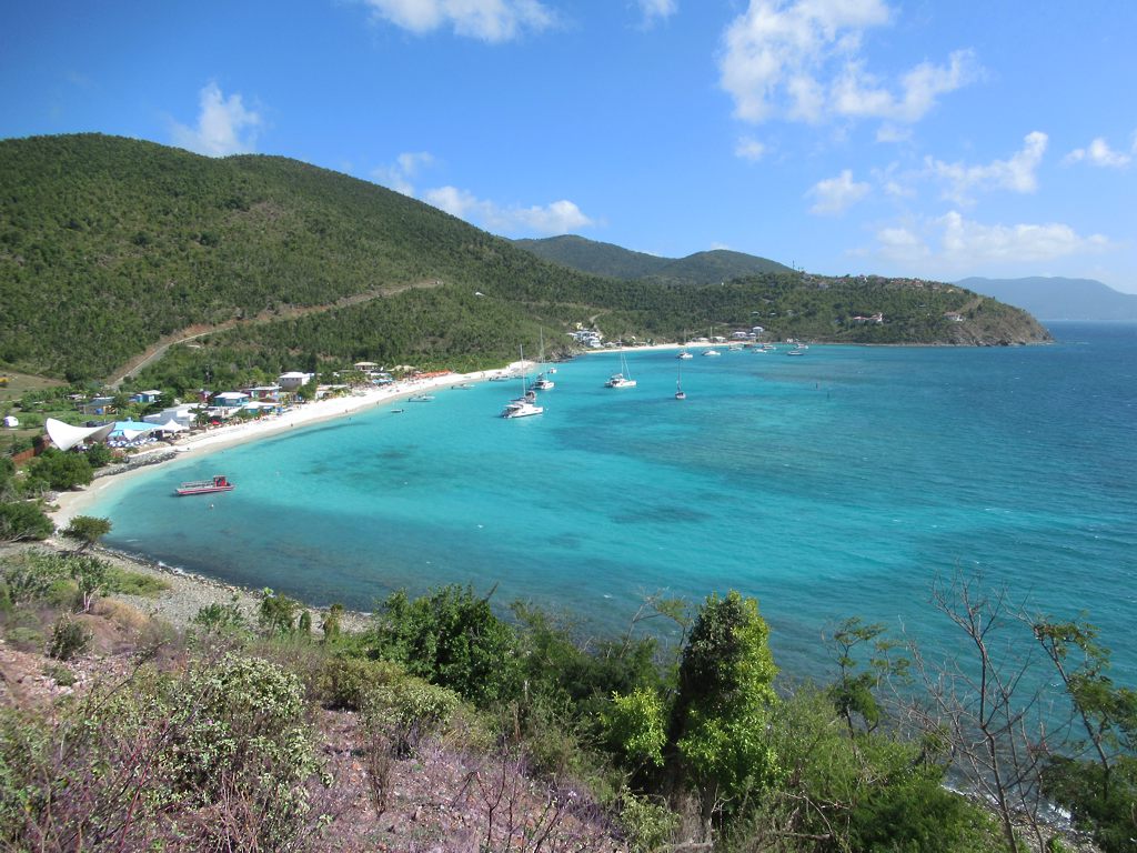 White Bay Beach on Jost Van Dyke, British Virgin Islands, Eastern Caribbean, is picture perfect. #WhiteBayBeach #JostVanDyke #BritishVirginIslands #Caribbean