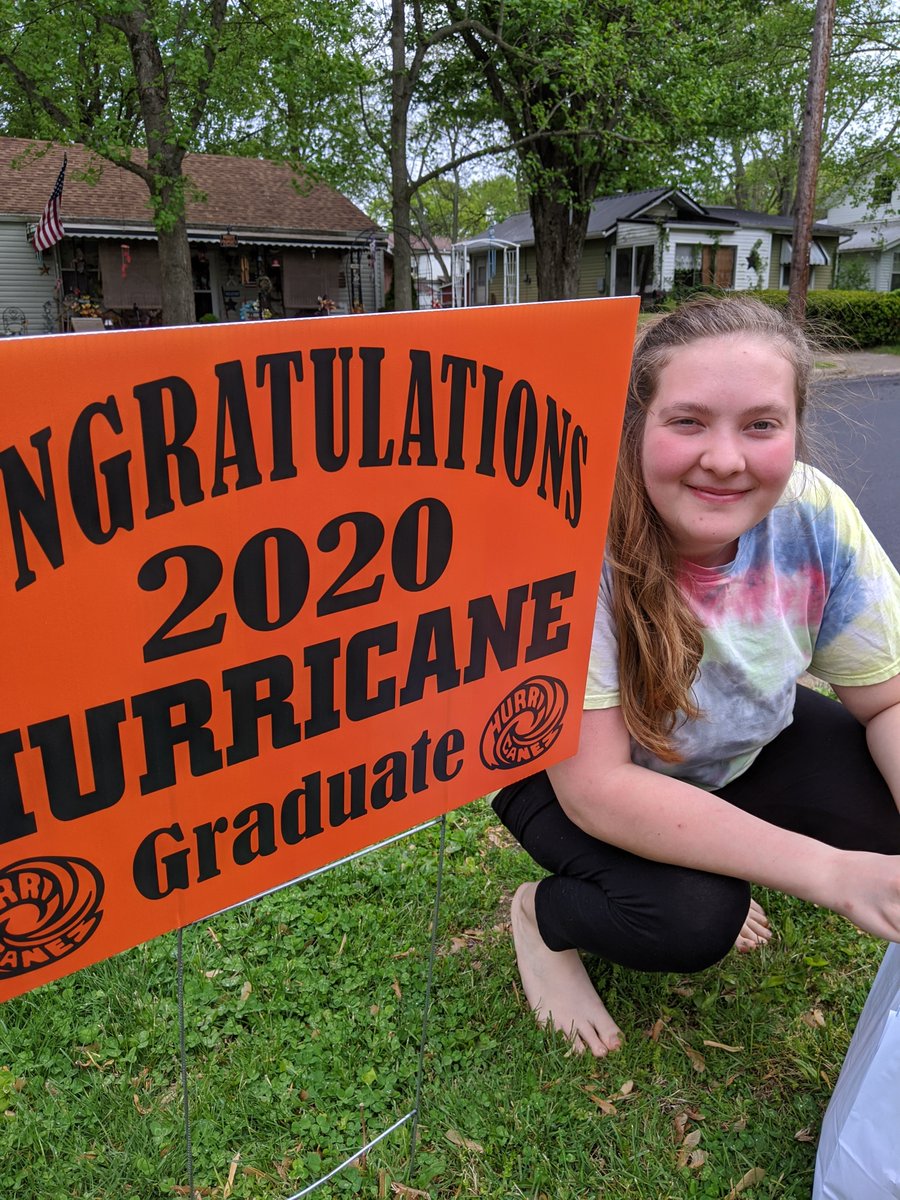 #gradsignblitz We're so proud of our seniors!! Congrats Samantha!  #caneclassof2020