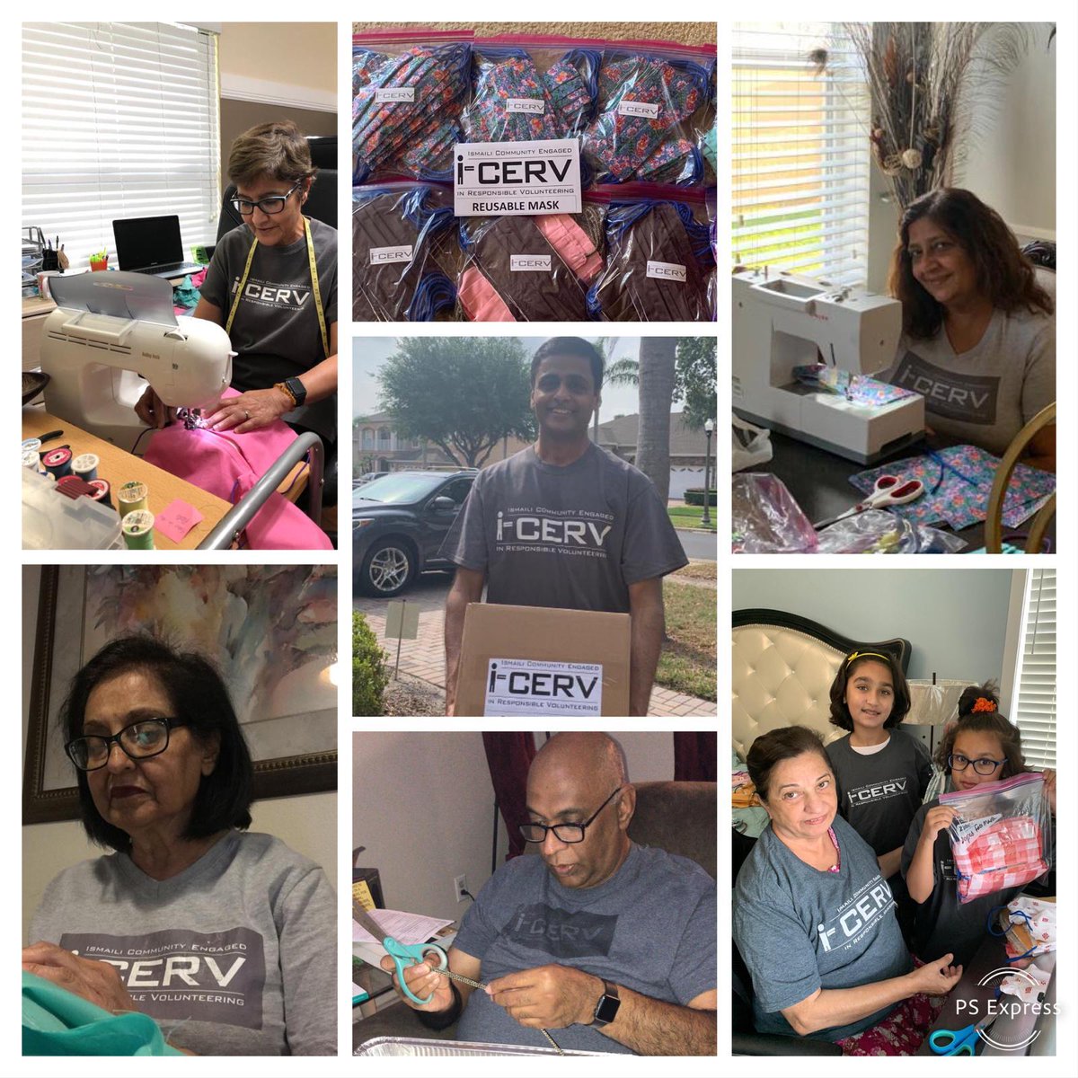 OrangeCoSheriff's tweet photo. Thank you @TheIsmaili and their I-CERV volunteers who created 250 hand-made reusable masks for members of the Orange County Sheriff's Office! https://t.co/xUJpsc0JKr