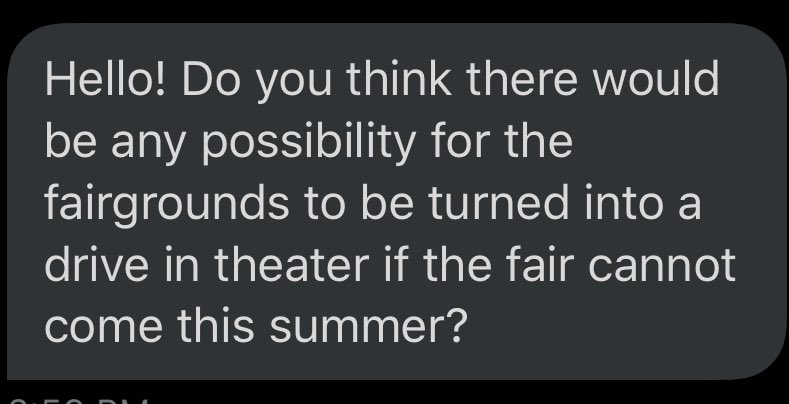 TheMoCoShow's tweet photo. A drive-in theater at the fairgrounds since the fair isn’t likely...I’d be down. Let’s make it happen @GburgMD 

Great question by @abbaex_ https://t.co/kWe3OdQ6lz