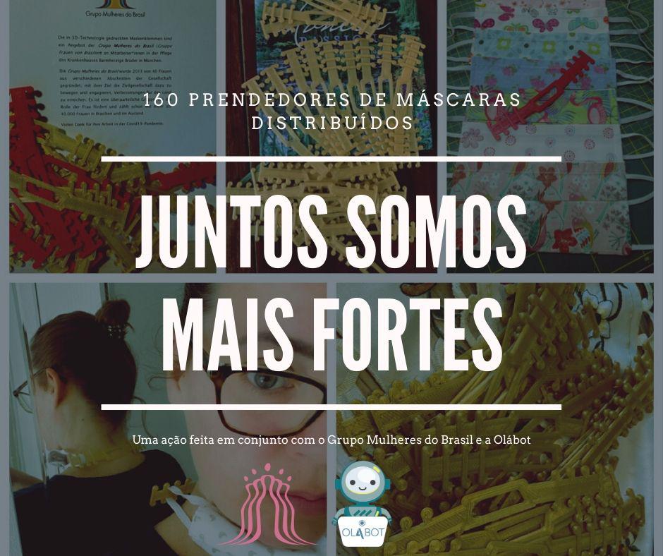 OlaBot_Brasil's tweet photo. Como resultado da parceria da Olabot com o Grupo Mulheres do Brasil, foram entregues aproximadamente 160 prendedores de máscaras para mulheres brasileiras que estao trabalhando nesse período da pandemia.
#olaBot #Covid19 #chatbot https://t.co/uYXJ5iVn7S