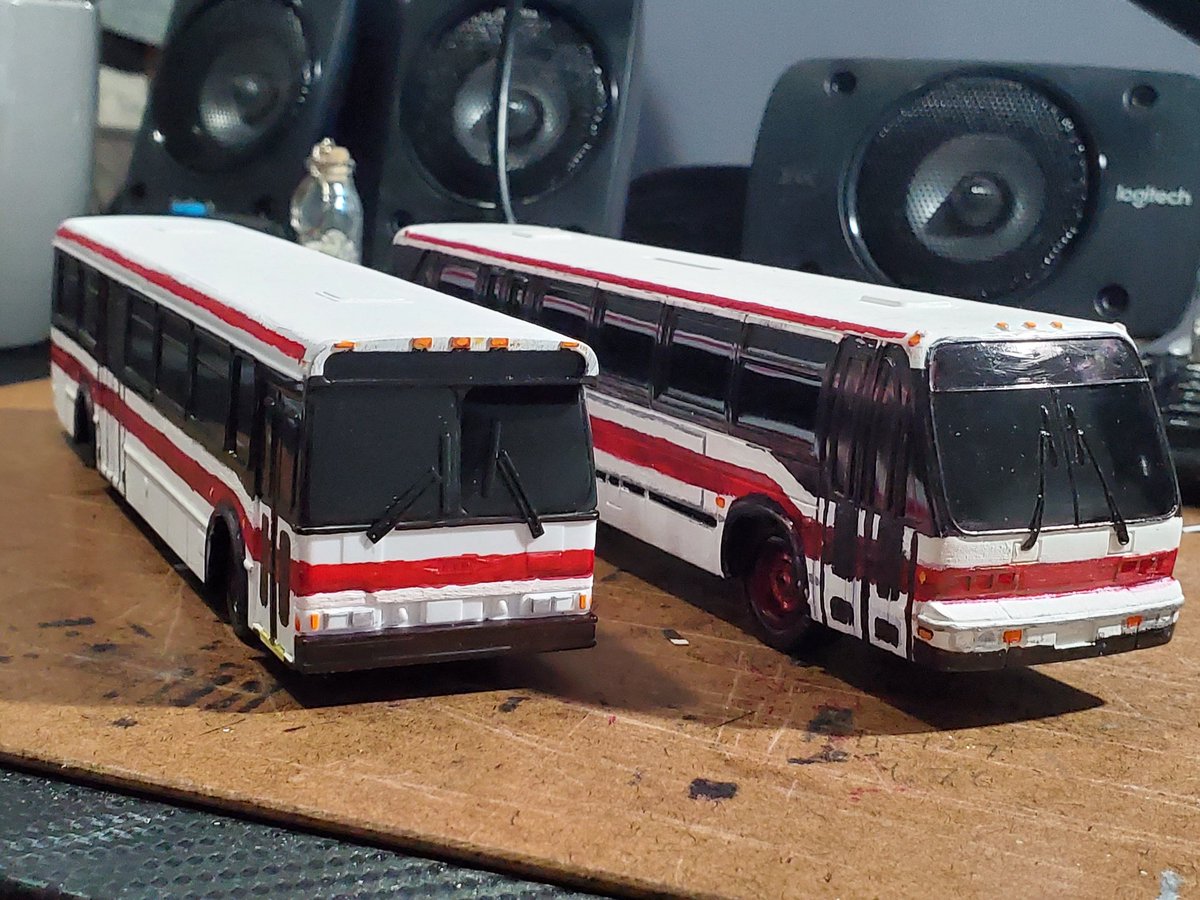 itsreinerseth's tweet photo. Stay home, Stay safe, and Create... 5 streetcars still in transit with @canadapostcorp @UPS #transitmodel #buses #streetcars https://t.co/pK2rkzT9Lt