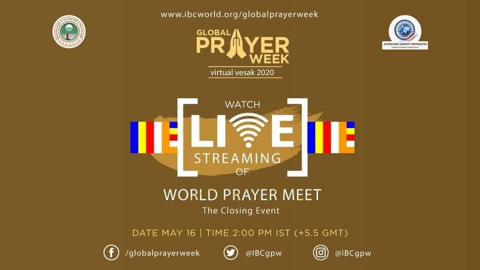 IbcWorldOrg's tweet photo. Please join us live for the closing event of Global Prayer Week on 16 May at 2:00 PM IST
#ibcworld
#globalprayerweek
#karunaforcorona https://t.co/kLC9LrPLIO
