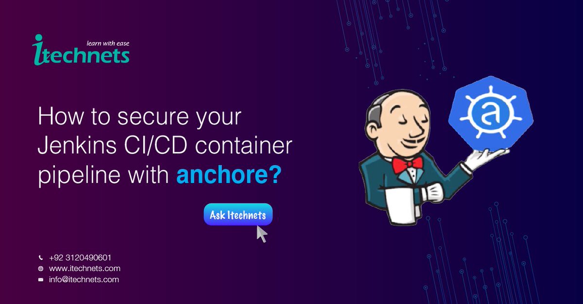 mishal_ayesha's tweet photo. Learn how to secure your jenkins ci/cd container pipeline with anchore visit: https://t.co/TZJ84Q0mcZ
#devops #devsecops #containersecuirty #itechnets #dockersecurity #SayNoToUniversitiesFees #Balochistan #Pathetic #Bangladesh #Coding #Programming #Tech #WebDeveloper https://t.co/YFgzhg99it