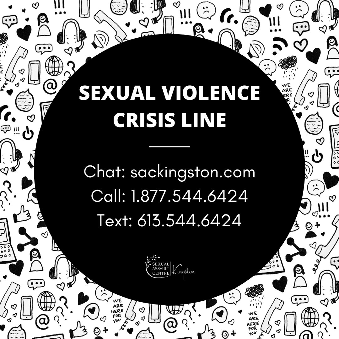 sackingston's tweet photo. Our chat and text line is available tonight until 10pm.  Text "hello" to 613-544-6424 to text with us.  Or visit the chat icon on our website.  #YGK #Chatandtext #SupportSurvivors https://t.co/nMftoU1MlE