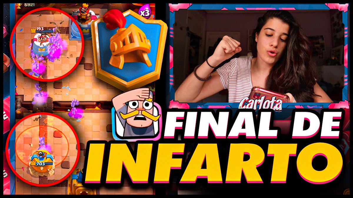 carlotadesolis's tweet photo. 🔥NUEVO VIDEO🔥

¡LO CONSEGUÍ! Subiendo a las 6000 copas con el nuevo logbait 🥰 @ClashRoyaleES 

➡️https://t.co/F9FknZ2mVC https://t.co/24NrKJwf0O