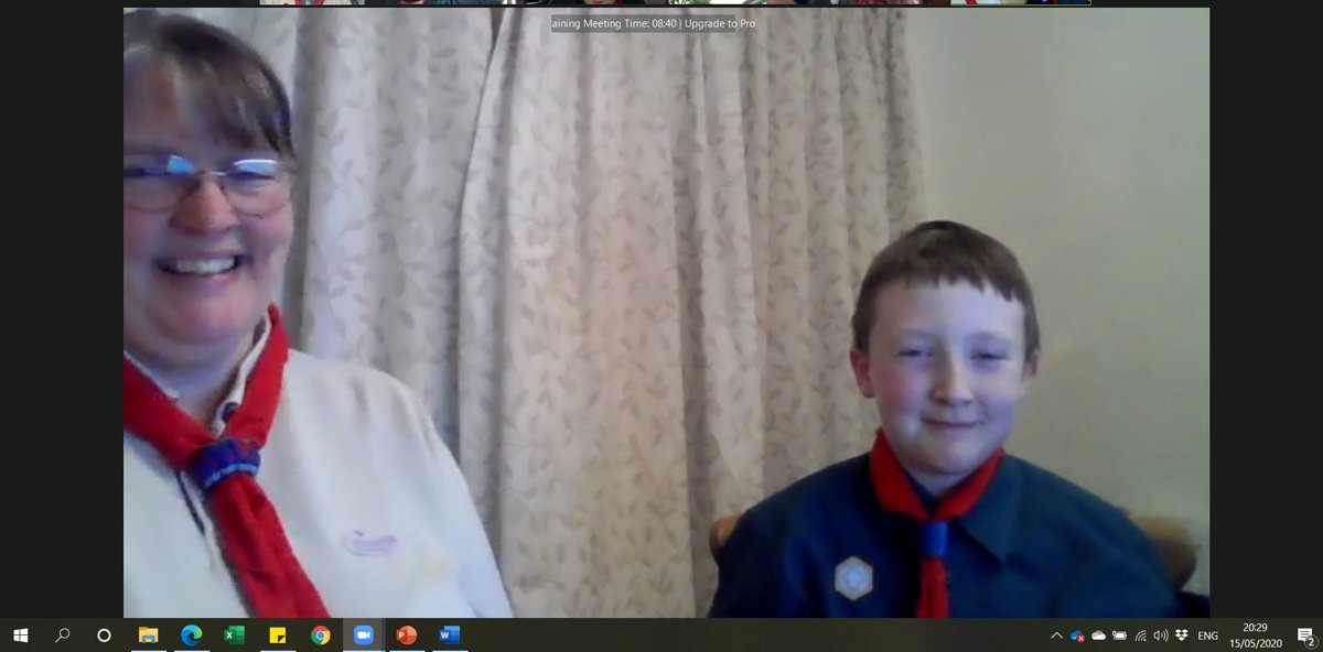 EmmaC_Panther's tweet image. #PegasusScouts had a great session learning about the history of Army aviation from @DanBall2019 @armyflying this evening! Thank you! 🙏🏻
We also invested two Scouts into the Troop. Welcome both of you!👏🏻
@UKScouting @BerkshireScouts #VirtualScouting