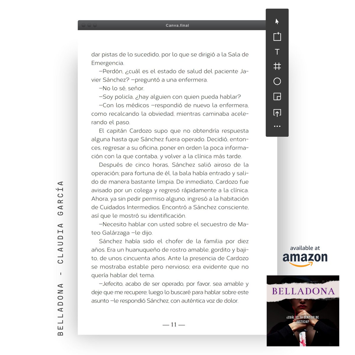 Aprovecha la #cuarentena y descubre el misterio de la dama púrpura, #Belladona

Disponible en Amazon