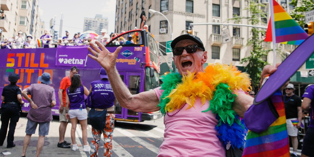 sageusa's tweet photo. Tomorrow, May 16, is #LGBTEldersDay! Join us in honoring and lifting up the contributions of our movement's pioneers to our lives, our businesses, and our institutions. We may be staying inside, but we can still celebrate! #LGBTelders #LGBTaging #LGBT #Celebrate https://t.co/hYGg92FKCP