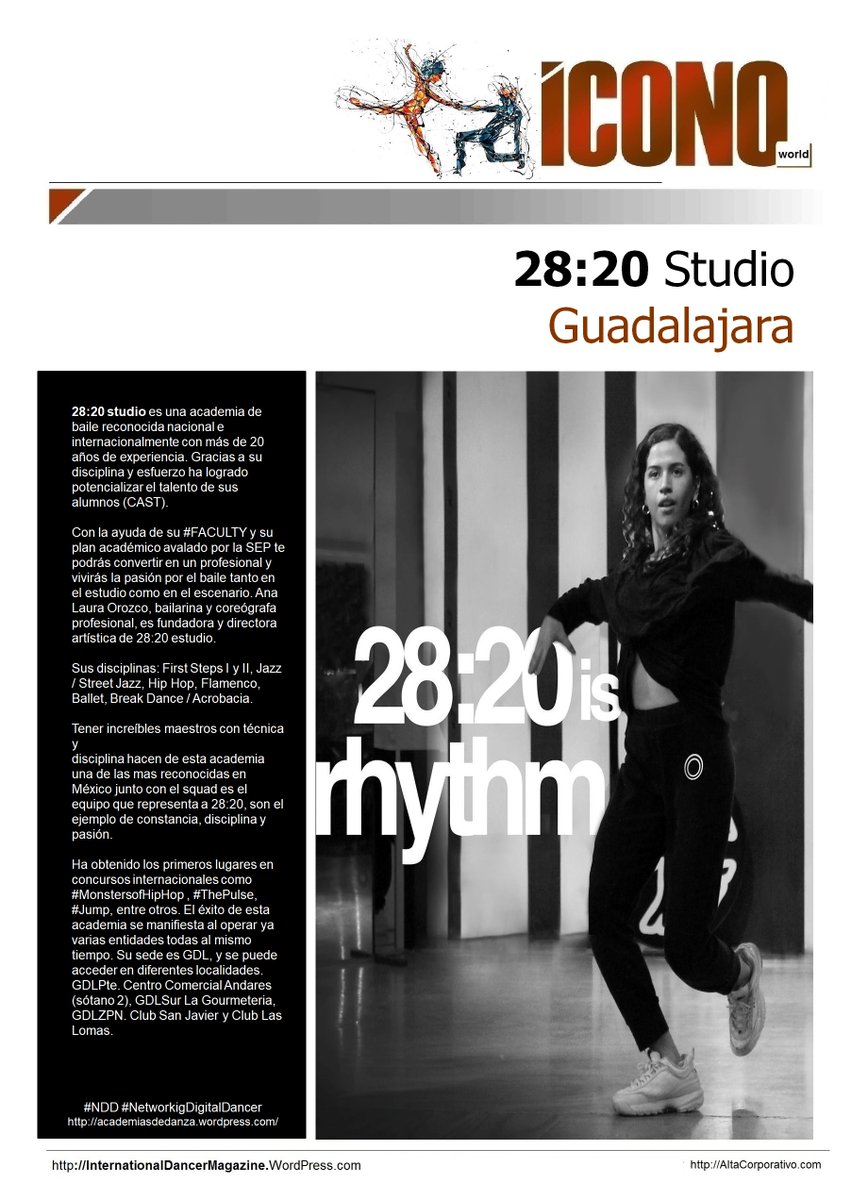 DancerDigital's tweet photo. Academias de DANZA México #MasTop
Las Academias de DANZA son muy buenas alternativas para olvidarse un poco del estrés de la vida diaria y por supuesto para aprender unas cuantas técnicas y desenvolverse con soltura en la pista de baile.
#NDD #NetworkingDigitalDancer https://t.co/3vzsvKE2gc