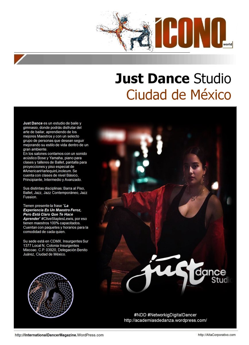 DancerDigital's tweet photo. Academias de DANZA México #MasTop
Las Academias de DANZA son muy buenas alternativas para olvidarse un poco del estrés de la vida diaria y por supuesto para aprender unas cuantas técnicas y desenvolverse con soltura en la pista de baile.
#NDD #NetworkingDigitalDancer https://t.co/3vzsvKE2gc