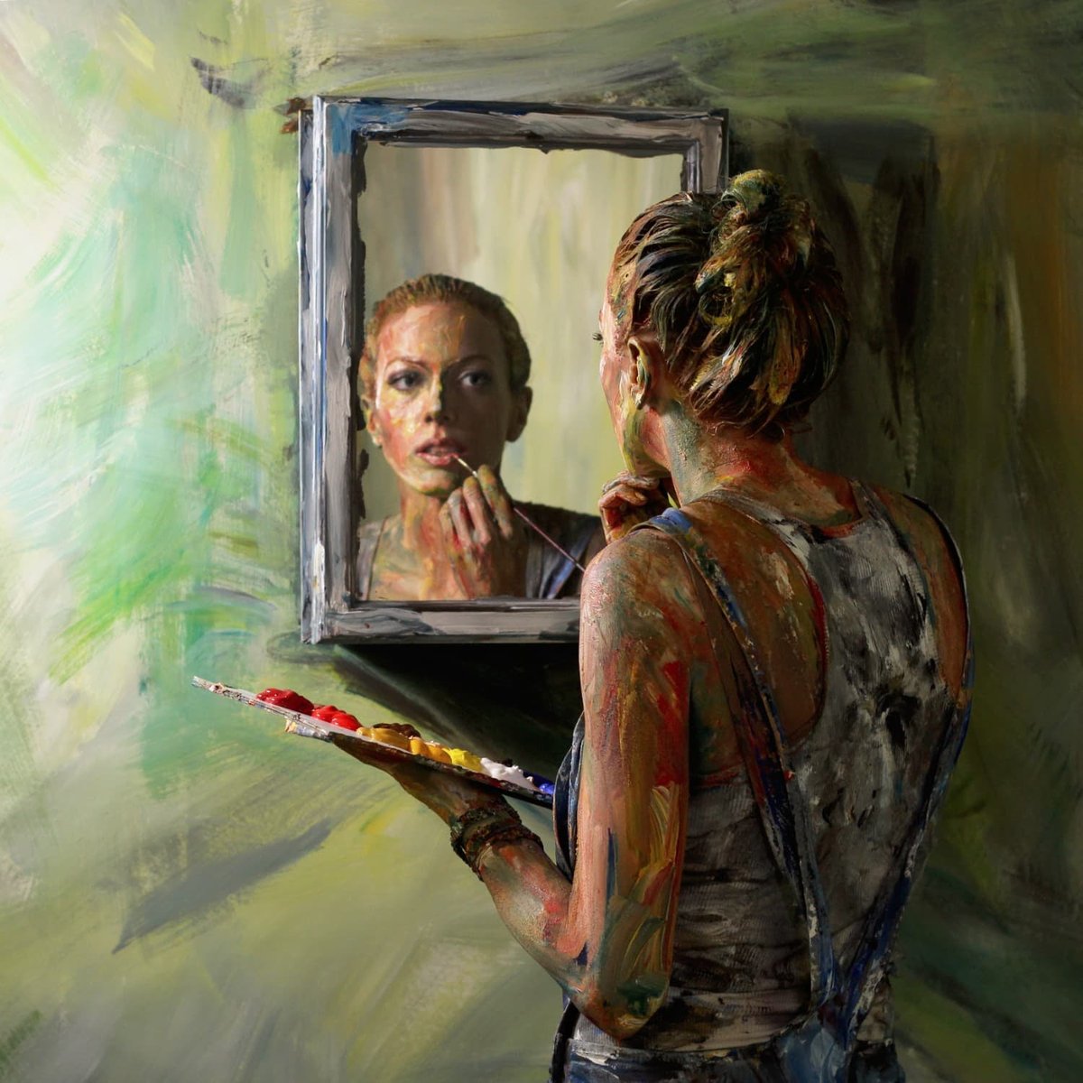 Check out how artist Alexa Meade literally brings paintings to life by painting directly on bodies and 3D surfaces to create the illusion of 2D works of art! youtu.be/scPPndIM4cI