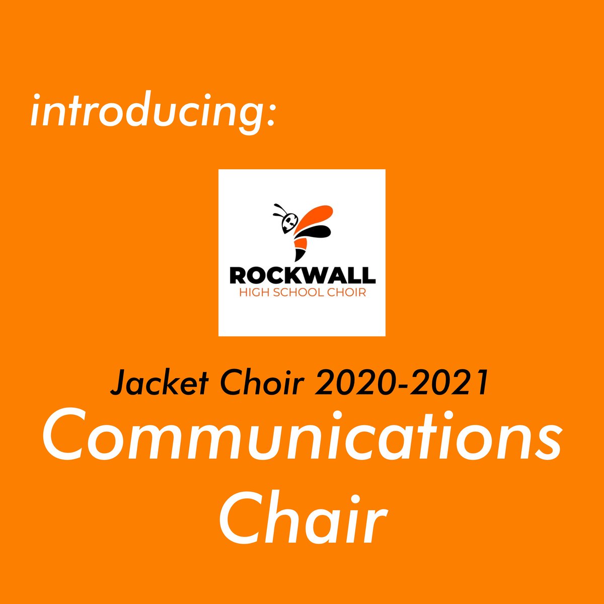 RockwallHSchoir's tweet photo. the position i’ve been dreading to post, my own 😔
our 2020-21 communications chair..
our incumbent this year was eric roca (me!)!
congratulations !! 😢😂
*Kyle would also like to mention that he just woke up from a nap prior to taking that picture https://t.co/r4dCtIyZl2