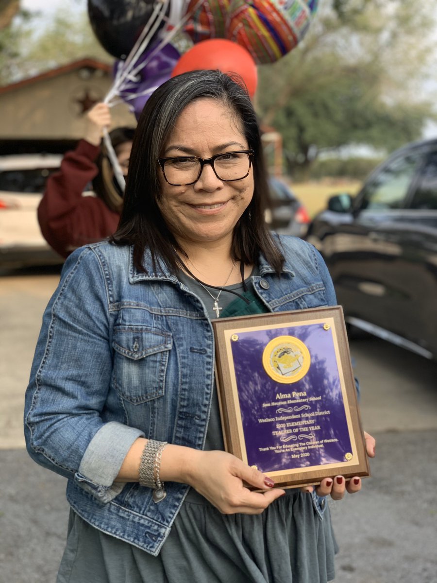 WeslacoISD's tweet photo. We are proud to announce!!! Rebecca Galvan WISD Secondary Teacher of the Year and Alma Pena WISD Elementary Teacher of the Year. https://t.co/QiOuu1mCa1