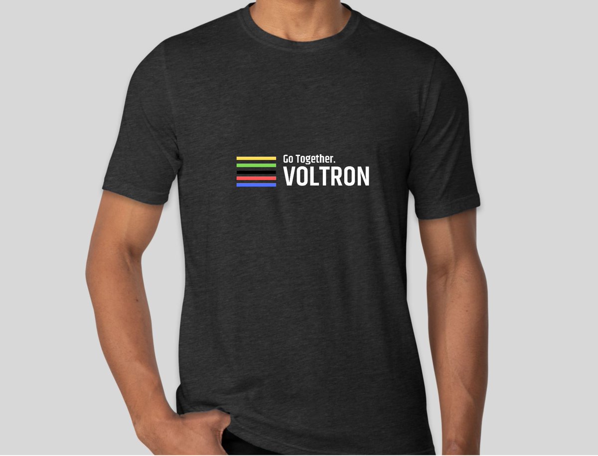 Voltron Store (@voltronstore) on Twitter photo Let's Form Voltron and show the world the power of coming together! <a href="/TheVoltronStore/">Voltron Store</a> is offering this exclusive "Go Together"T-Shirt. All proceeds will benefit <a href="/Heart_to_Heart/">Heart to Heart Int'l</a>.
store.voltron.com Let's Form Voltron and show the world the power of coming together! <a href="/TheVoltronStore/">Voltron Store</a> is offering this exclusive "Go Together"T-Shirt. All proceeds will benefit <a href="/Heart_to_Heart/">Heart to Heart Int'l</a>.
store.voltron.com