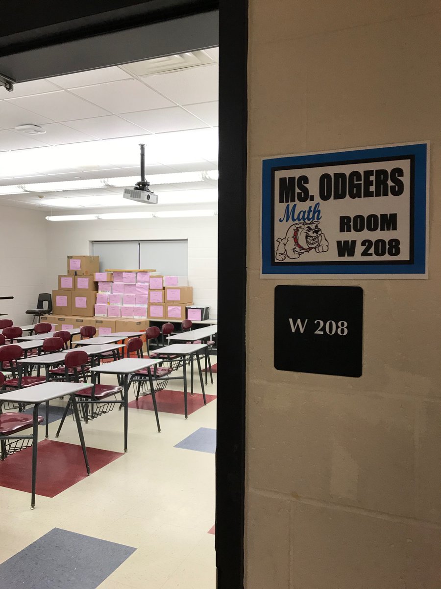 Good bye Room W208. I am so grateful for every student who walked through this door and for every teacher I worked with at this amazing school for 14 years...so now Horbelt here I come!🐬🐾#180BulldogBrags