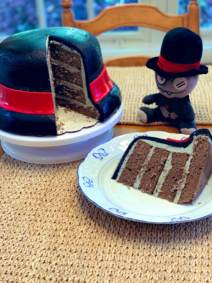 linktrinavo's tweet photo. Tip your hats to my Top Hat! 🎩#Villainous #Hatcake #FelizAnniversario https://t.co/4dq9JPM3Da