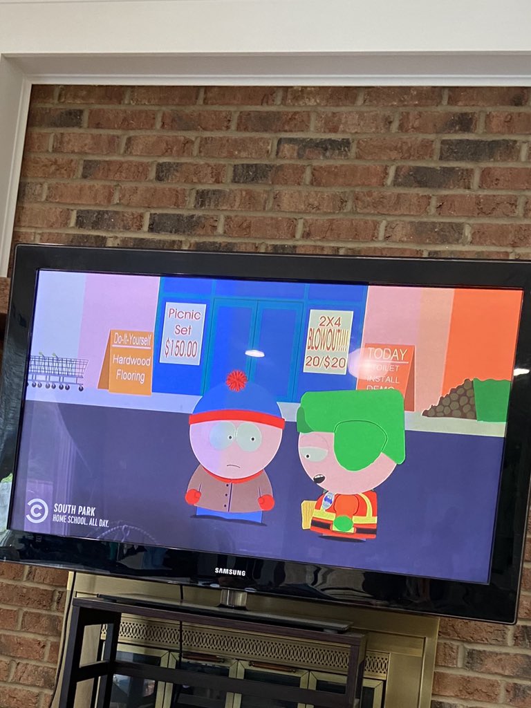 HHaynes5's tweet photo. We’ve been taking shifts to get work done/not have a screaming baby on calls..apparently this is what happens on Daddy’s shifts 🤦🏻‍♀️😂 https://t.co/EsQqU9Ho7h