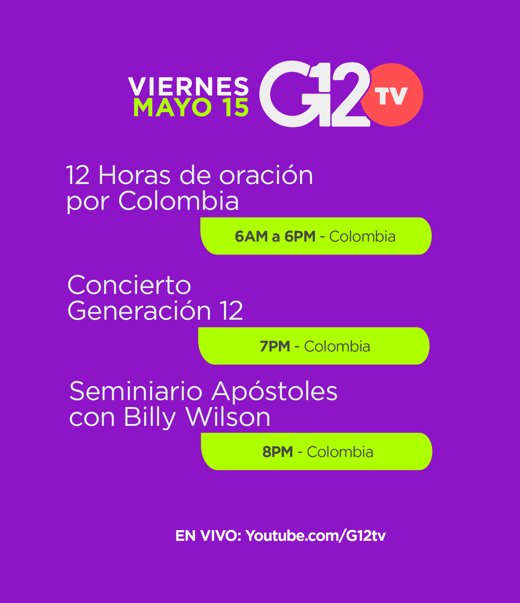 G12 TV tweet media