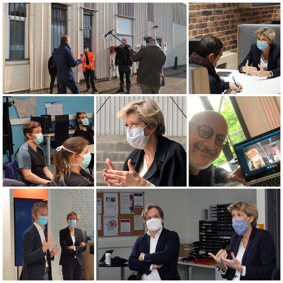 LudovicGuilcher's tweet photo. .@fabiennedulac a nos côtés cette semaine à Metz et Amiens pour encourager nos équipes techniques et commerciales. Un immense merci !! 
#TousSurLePont pour servir nos clients dans des conditions optimales .LaForceDuCollectif !! https://t.co/WsX3pSQ8EX