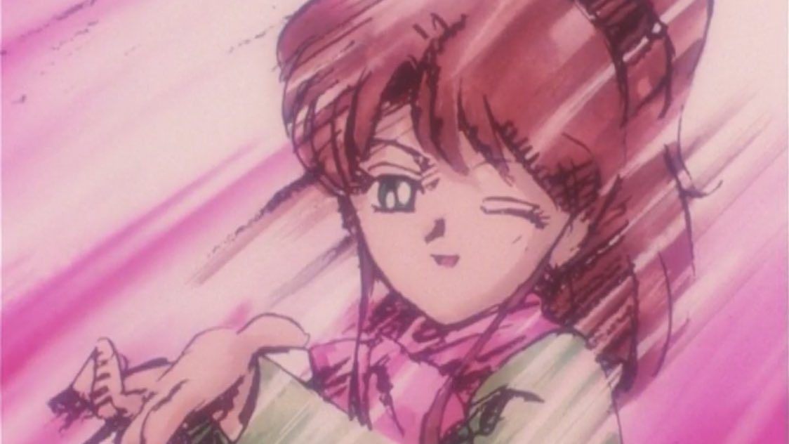 EP96 = 9.2/10 The storyboard!!! Ahhhhh, so many interesting angles being used. Seriously well directed. I smiled so much seeing Makato (Sailor Jupiter) interact with Haraku (Sailor Uranus). ALSO, I swear the villain tried to steal her heart crystal with her tittie 