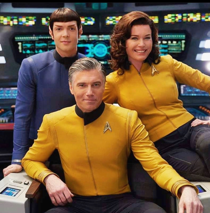 jamiehodgkins's tweet photo. Strange New Worlds coming to a TV near you soon (I hope)! Finally announced the latest Star Trek series with Captain Pike at the helm..... I can’t bloody wait! 🖖🖖 #ST:SNW #LLAP #nerdoverload https://t.co/4WsX6M2TBc