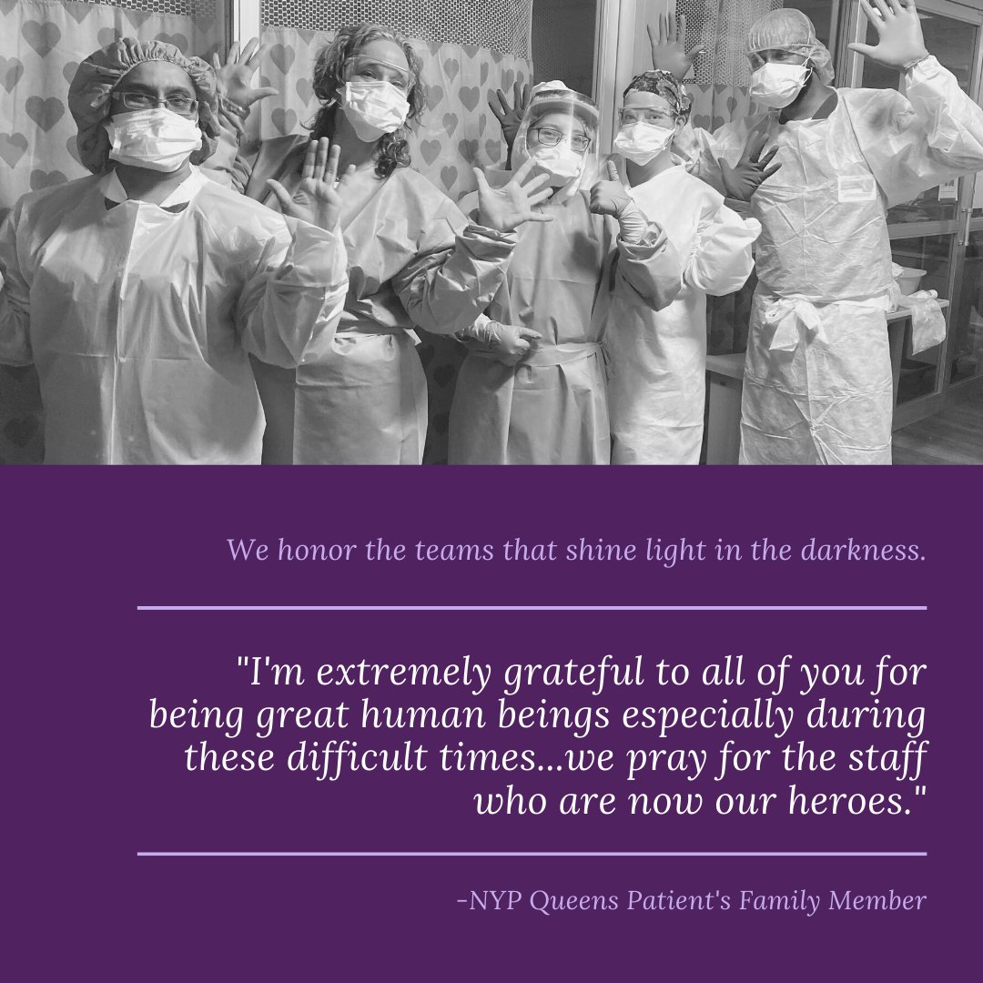 Another beautiful COVID story @NYPQueens. Thank you to our CVRU/CVSD #HealthcareHeroes!