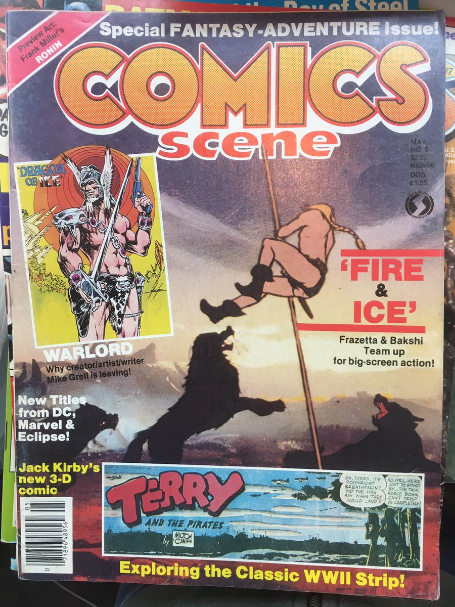 strangeadventrz's tweet photo. Before Wizard, there was #comicsscene! A fun mag from the folks behind FANGORIA and STARLOG. #comicmagazines https://t.co/klRQyOuCnd