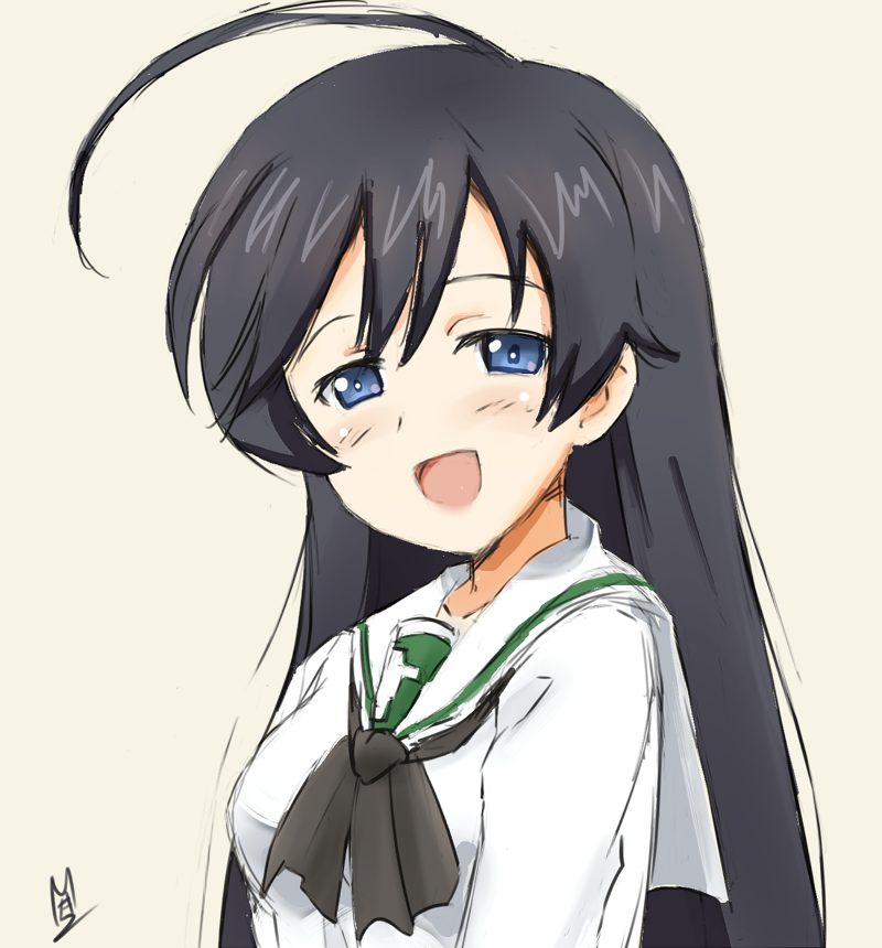 五十鈴華 「華さん

苦手なので練習も兼ねまして

#ガルパン 」|MA-2㌠のイラスト