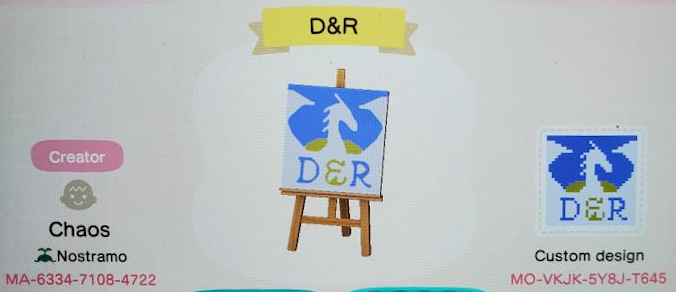 DandRpodcast's tweet photo. So cool! Casual Chaos, one of our patron supporters and contributors on discord, made logos for D&R and @RespectTheCrit in everyone's current favorite game, and they look fantastic! #Animalcrossing #AnimalCrossingQrCode #dungeonsanddragons #tabletopgames #podcasts https://t.co/bb2OgclFhN