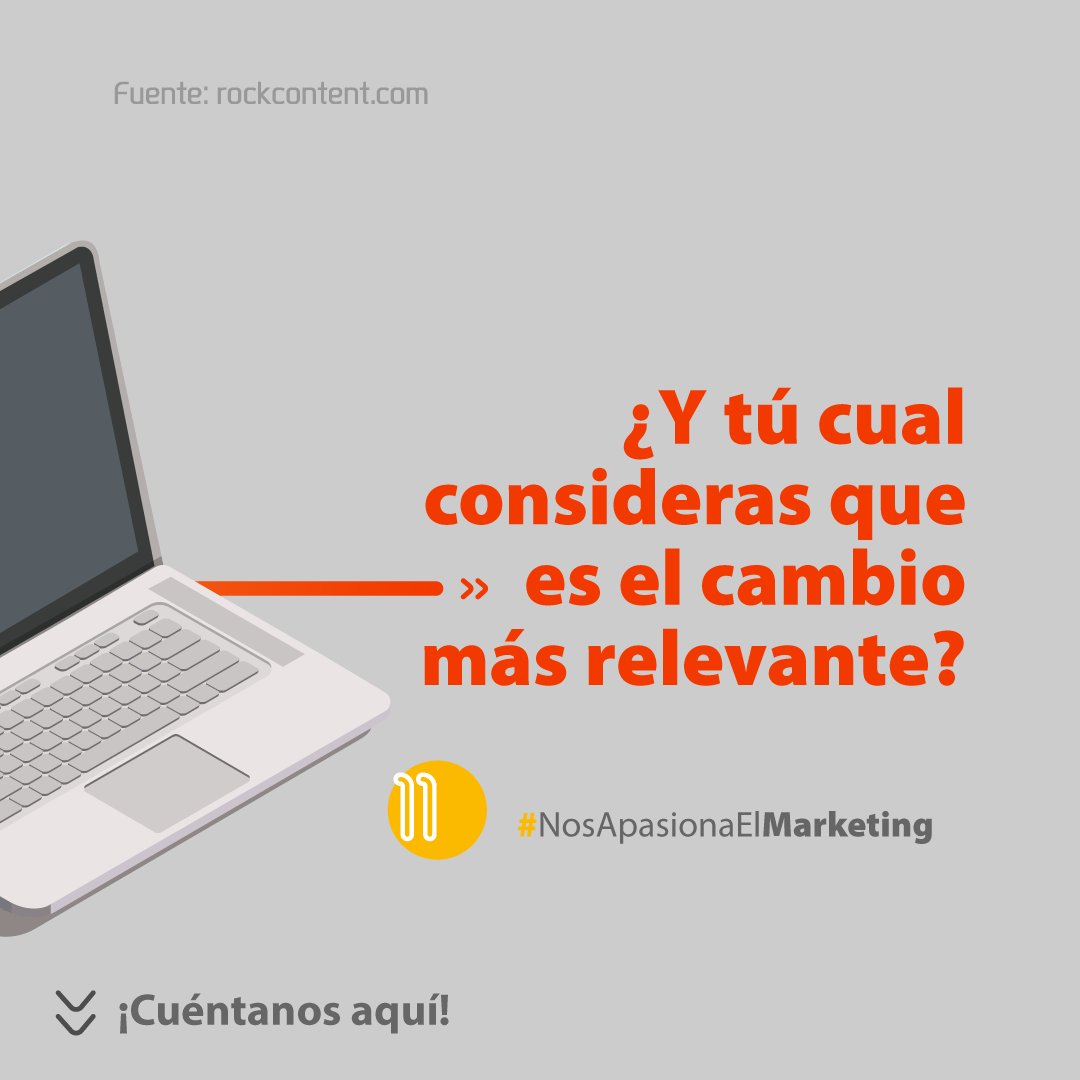 Once_Group's tweet photo. La llegada de Internet y el desarrollo de la tecnología, ha traído consigo grandes cambios en la manera de comunicarnos, por eso hemos podido marcar una diferencia en el Antes y Después. Para ustedes, cual ha sido el cambio más importante en la industria del #Marketing?

#NAM https://t.co/iZeI6XnA6Y