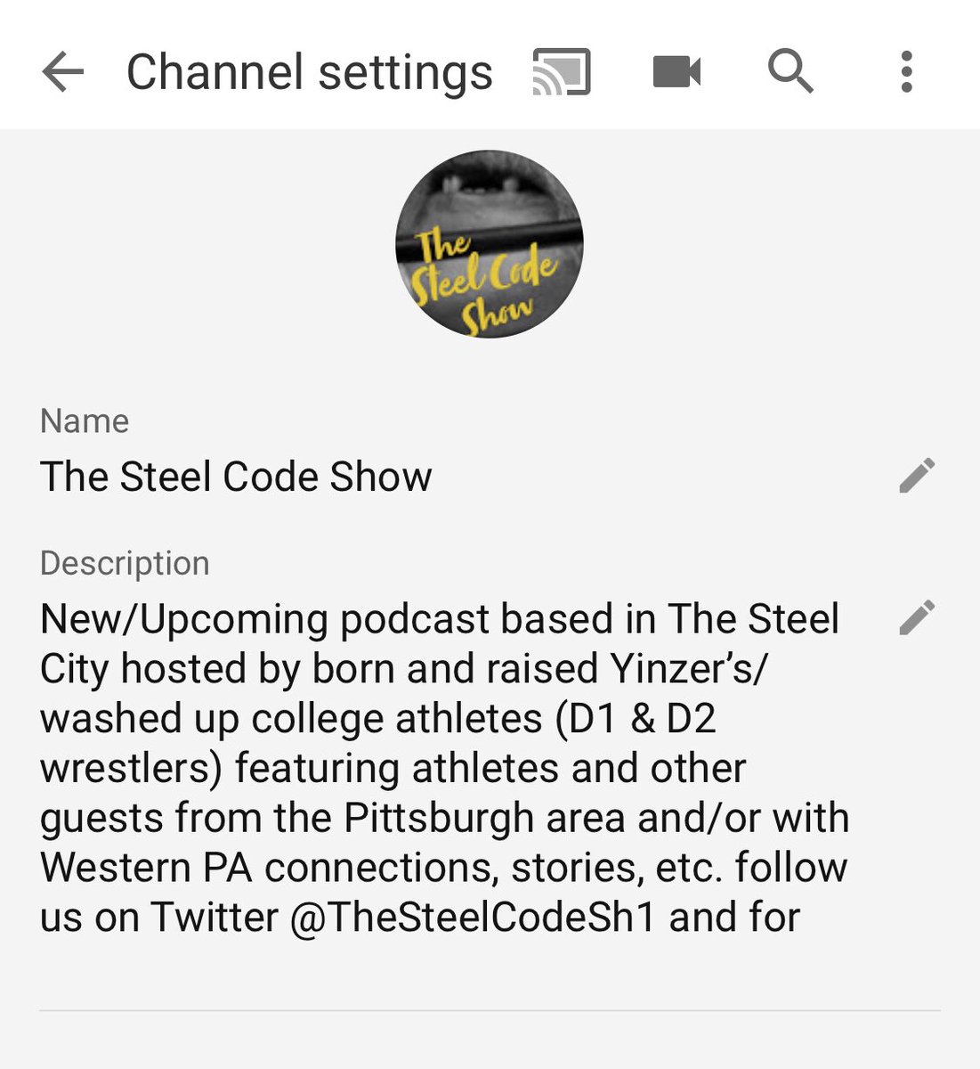 TheSteelCodeSh1's tweet image. New content and uploads to come in the next week or so but our YouTube channel is up and running, be the first to subscribe!